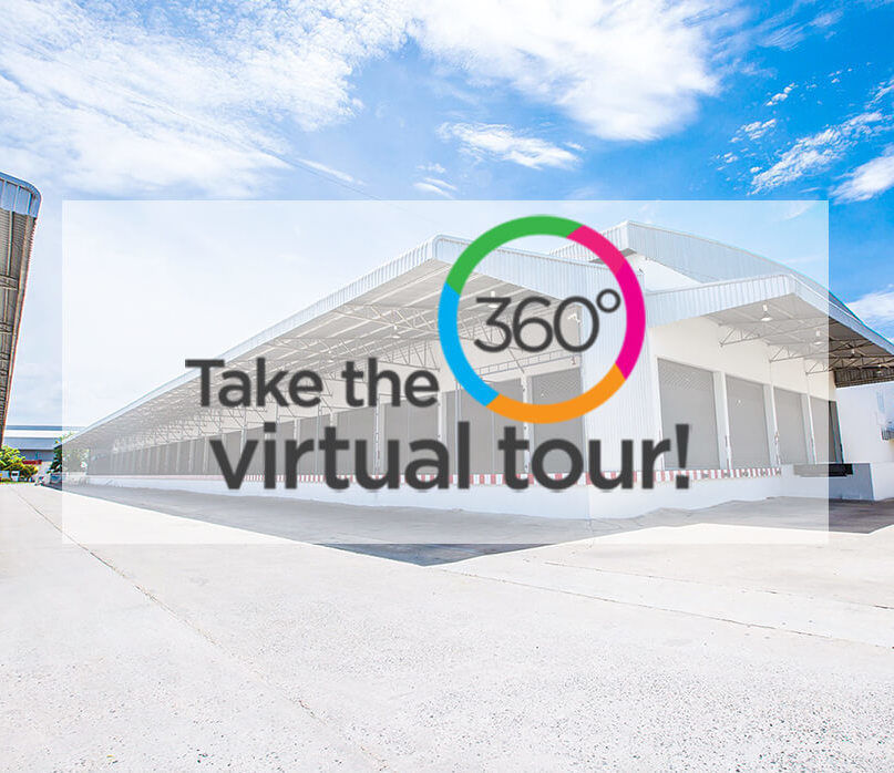 พาชมโครงการโรงงานให้เช่าและคลังสินค้าให้เช่า PRO IND Warehouse Park 1 ยูนิตที่ 2 ในรูปแบบ Virtual Tour 360 องศา 