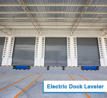 Electric dock leveler